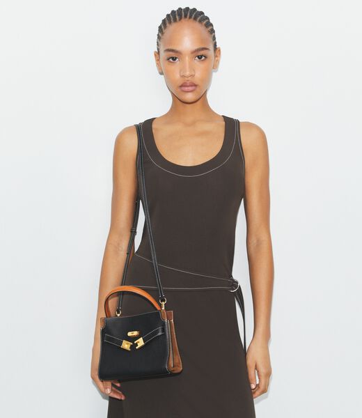 tory burch petite lee radziwill double bag