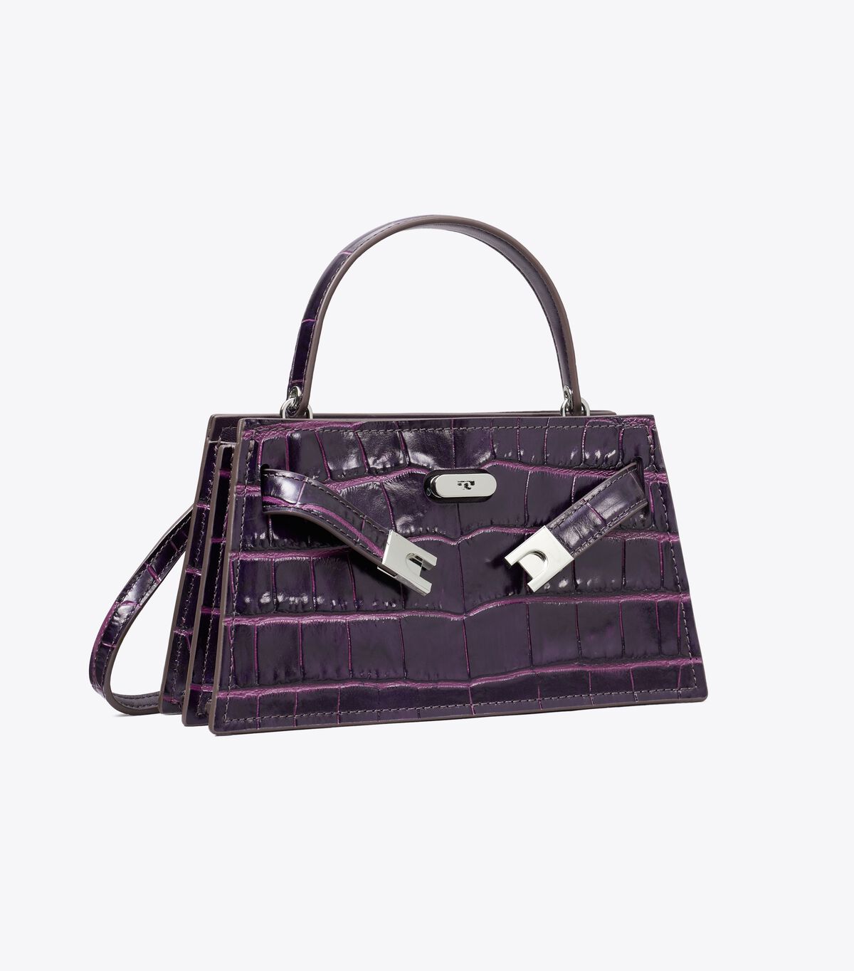 tory burch حقيبة لي رادزيويل ذات مقبض علوي منقوش