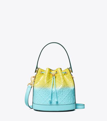 T Monogram Dip-Dye Bucket Bag