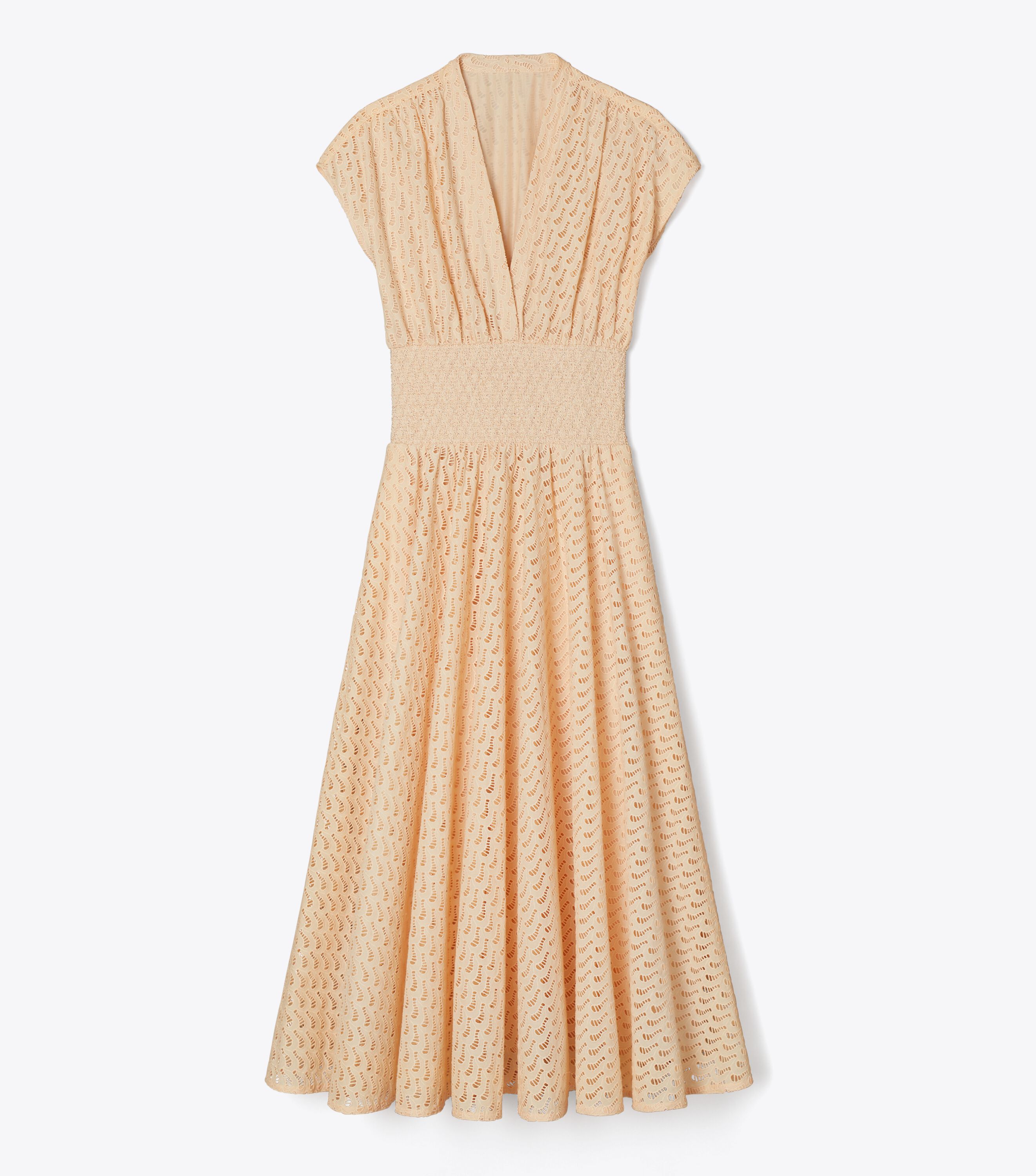 Embroidered white cotton dress clearance