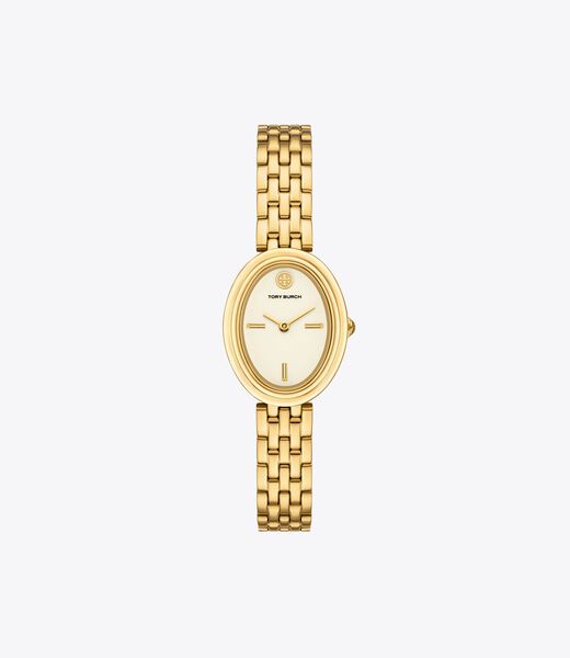 tory burch the oval ivory 2 tone 22mm x 28mm case
