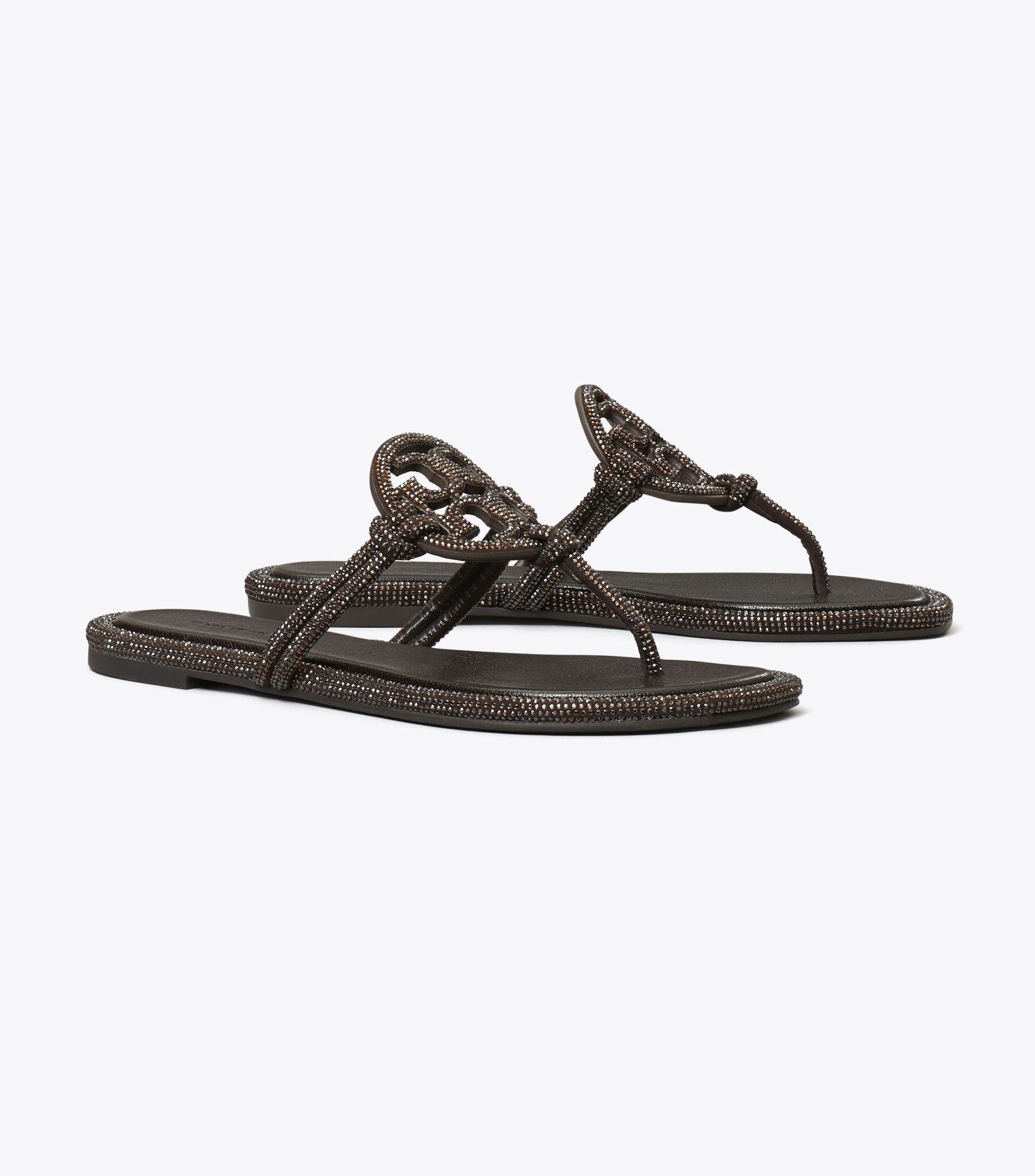 Miller Pave Knotted Sandal, Cocoa Tory Burch UAE