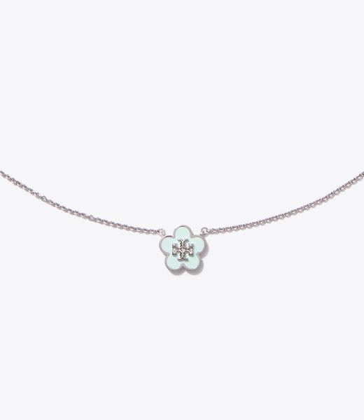 tory burch forget me not pendant necklace