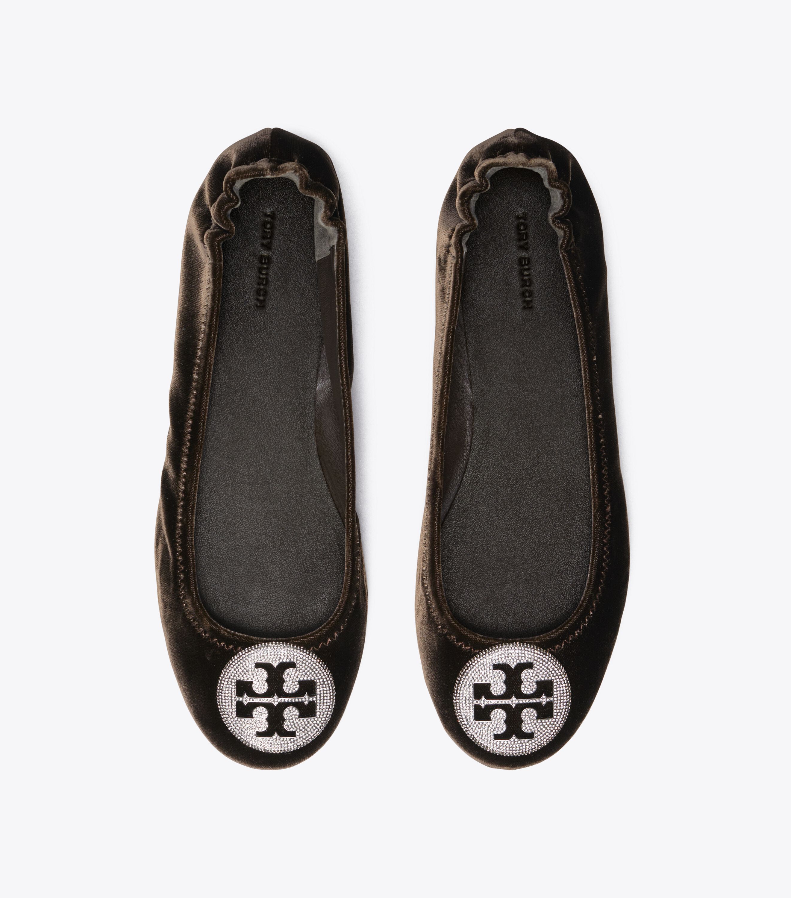Tory burch minnie travel flats sale on sale