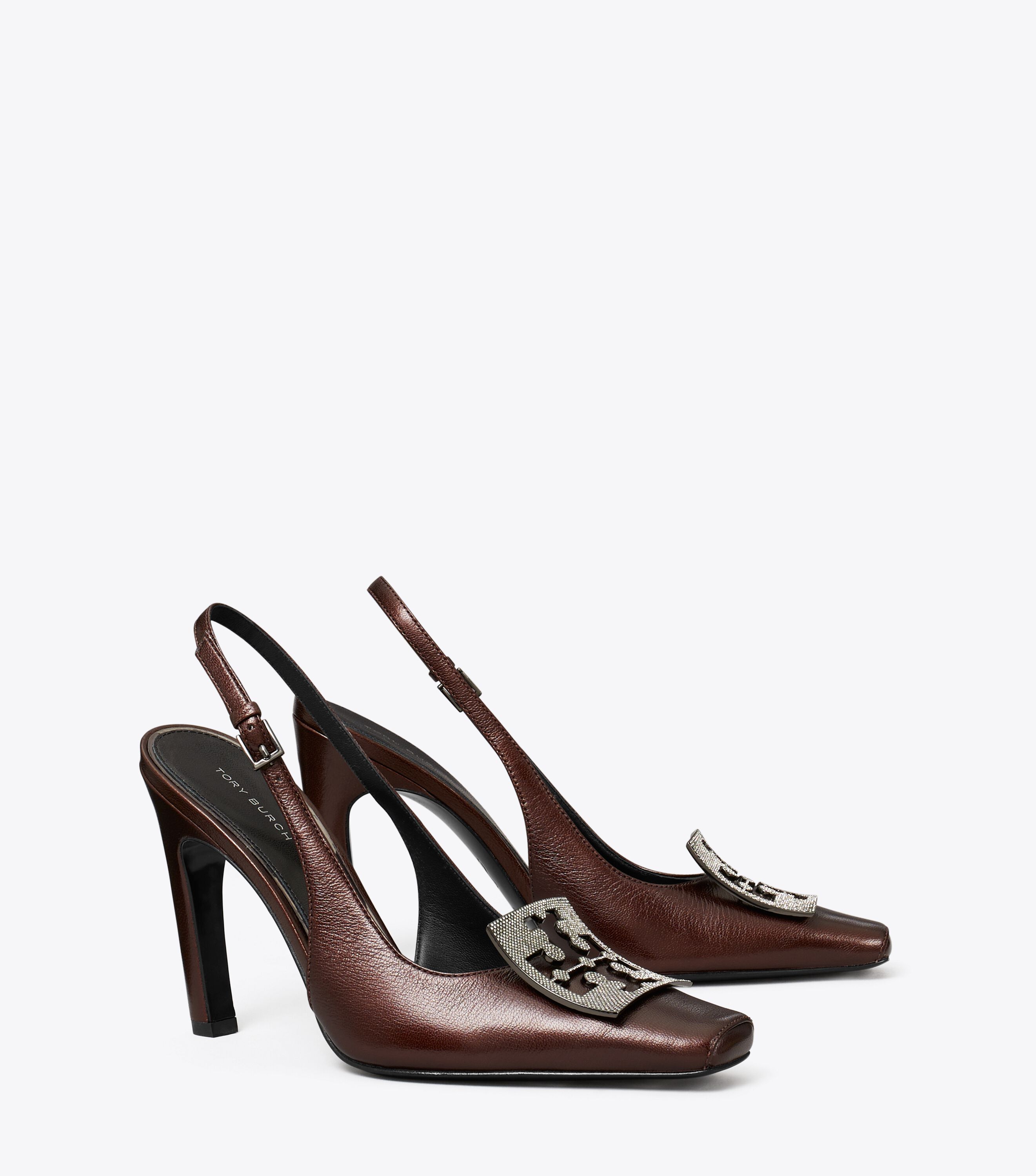 Tory burch black wedges 2025