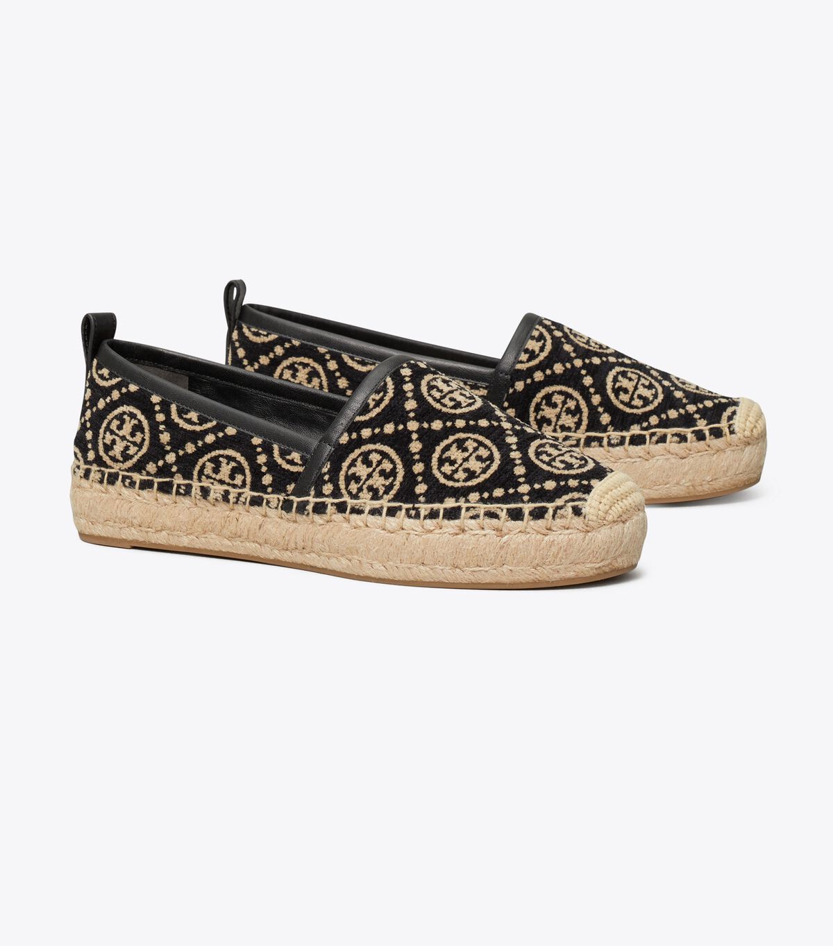 T Monogram Flatform Espadrille