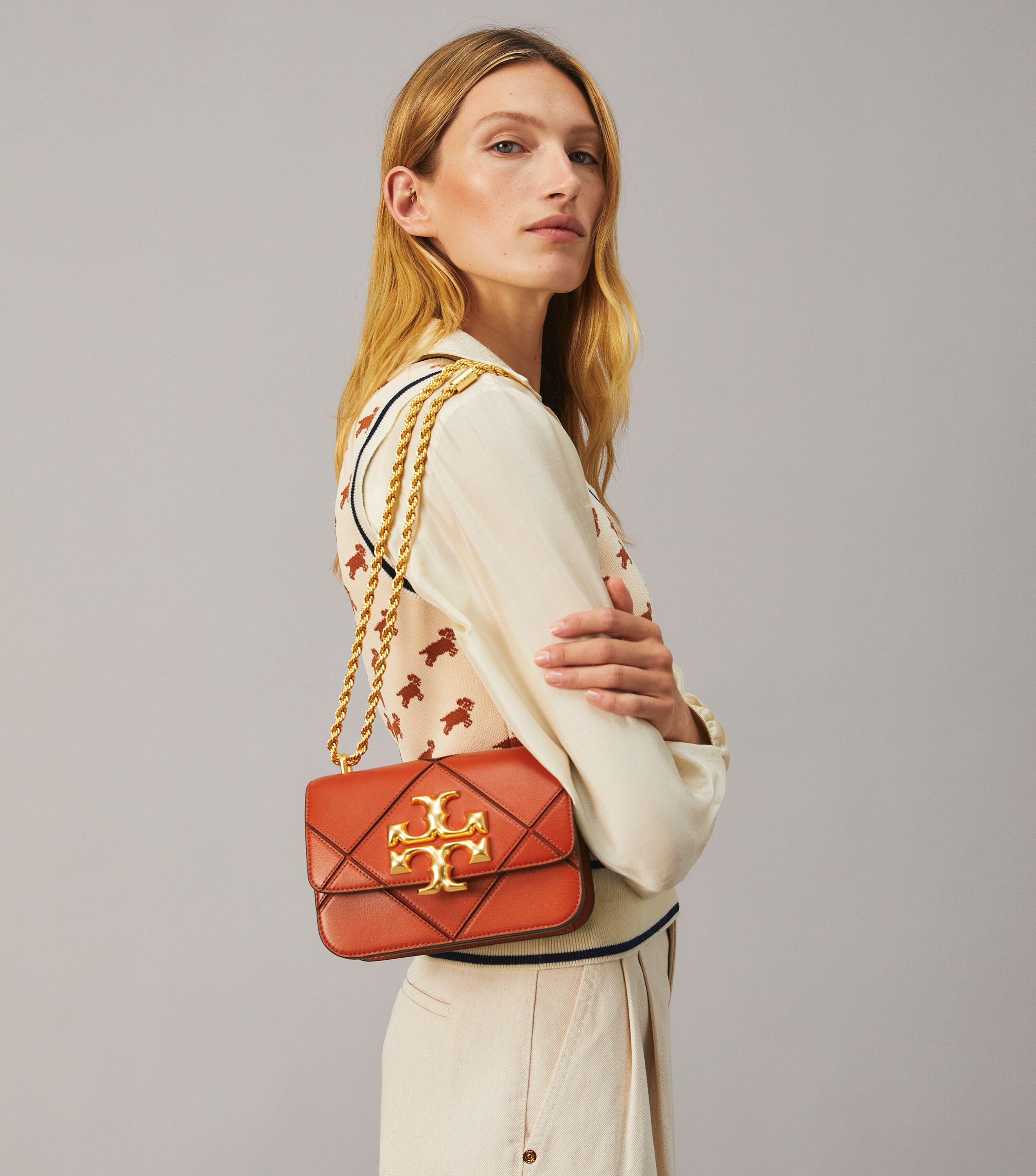 Eleanor Small Bag, ROASTED HABANERO | Tory Burch UAE