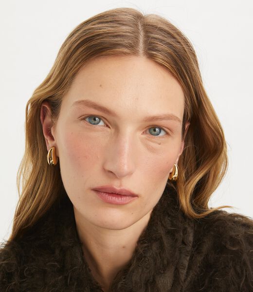 tory burch small wave earring