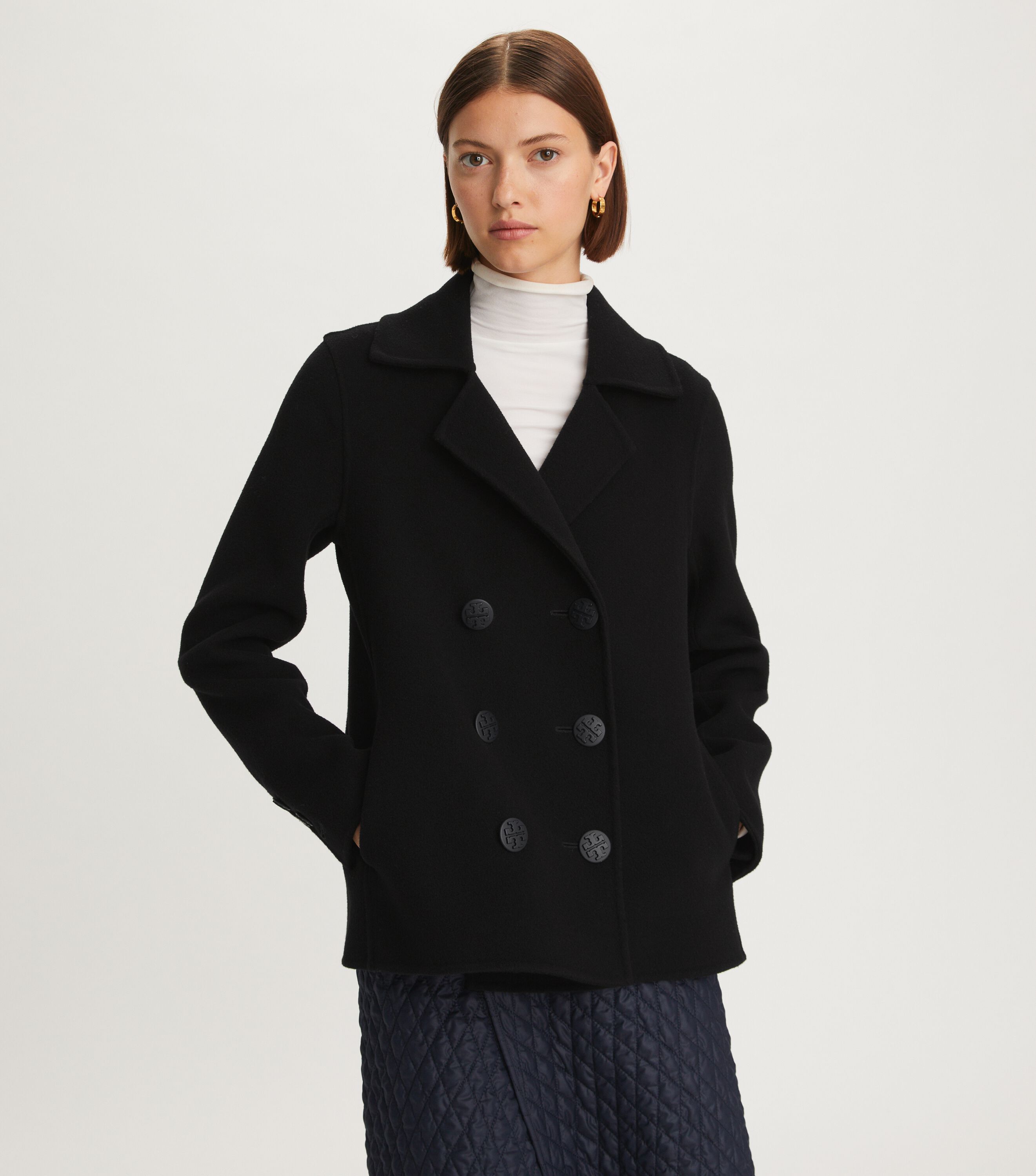 Tory burch peacoat outlet