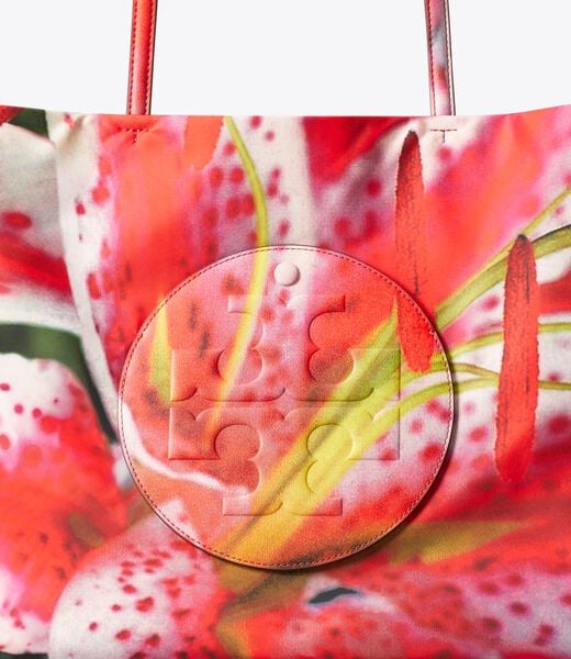 tory burch ella printed tote