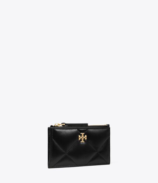 tory burch kira diamond quilt zip card case
