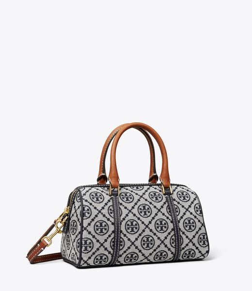 tory burch t monogram petite barrel bag