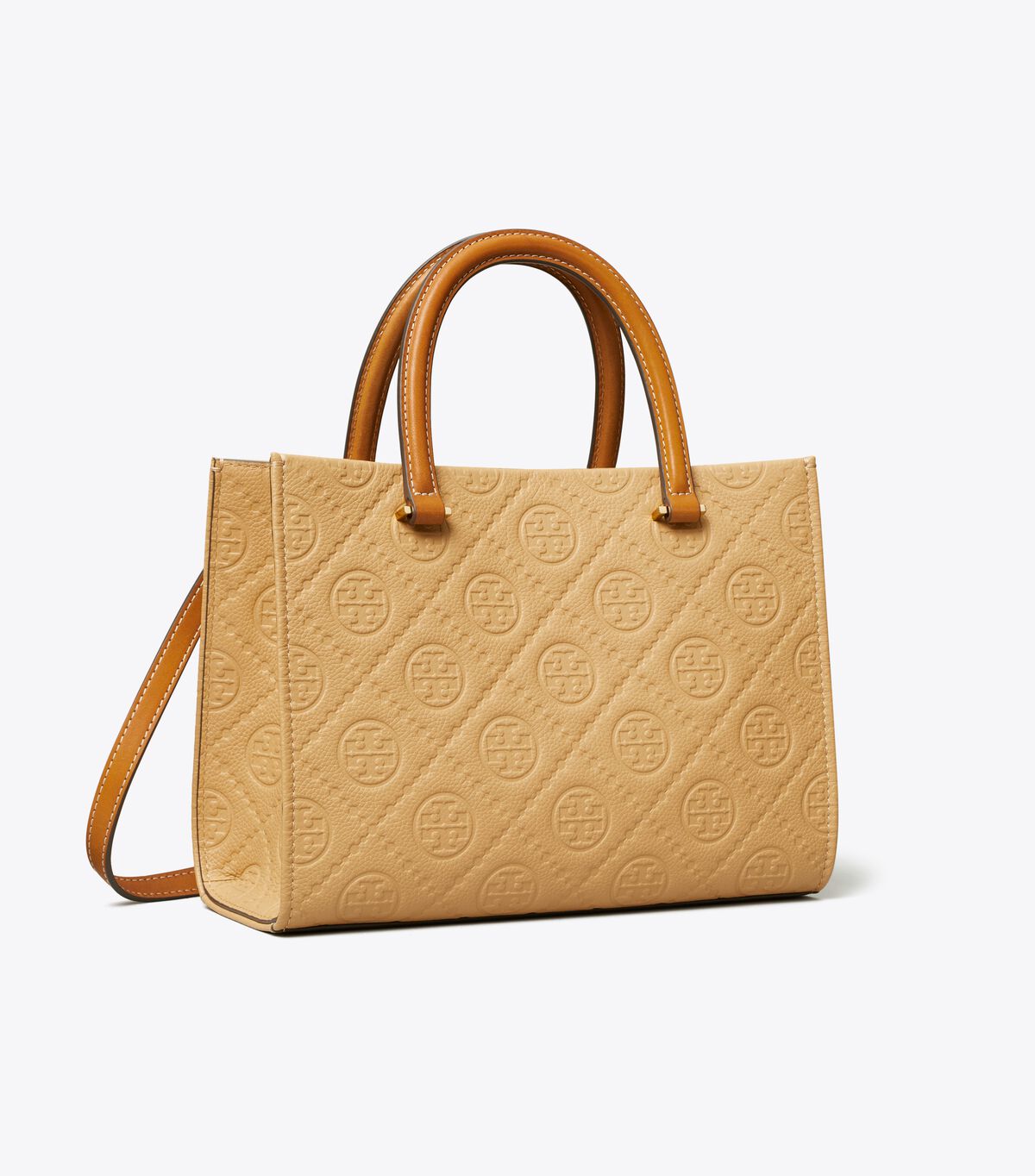 tory burch t monogram pebble top handle tote