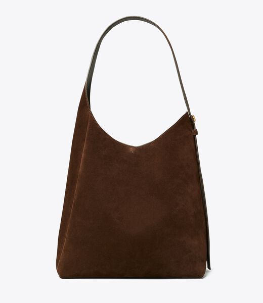 tory burch romy suede hobo bag