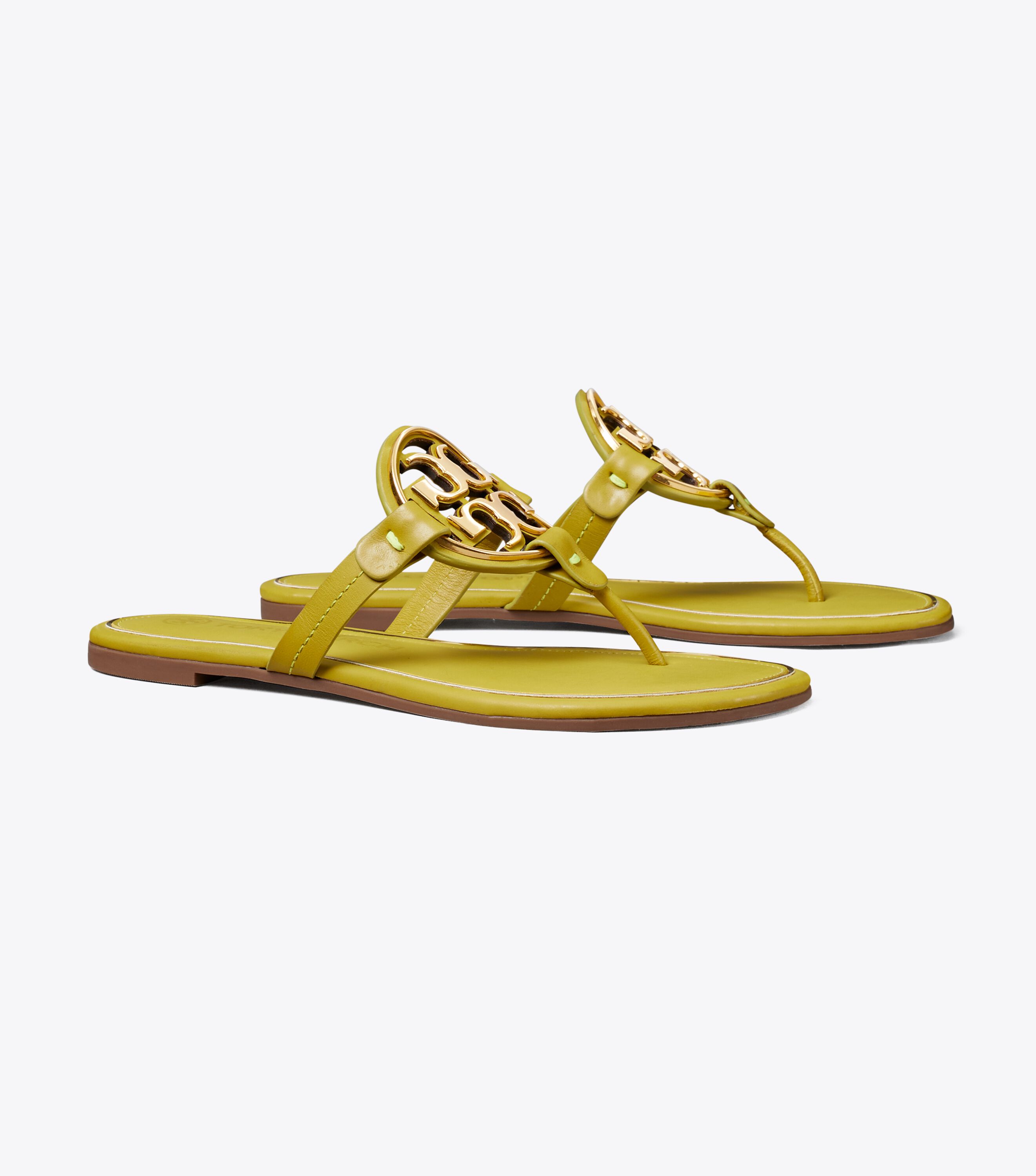 Tory burch miller best sale metal logo sandal