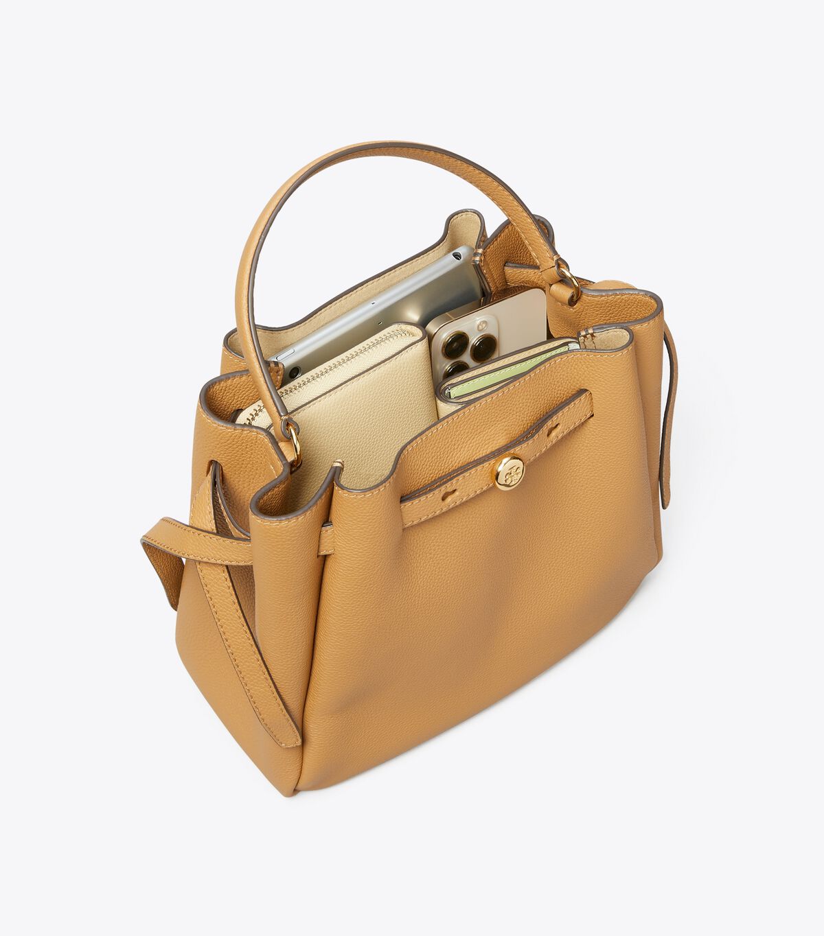 tory burch حقيبة دلو رومى