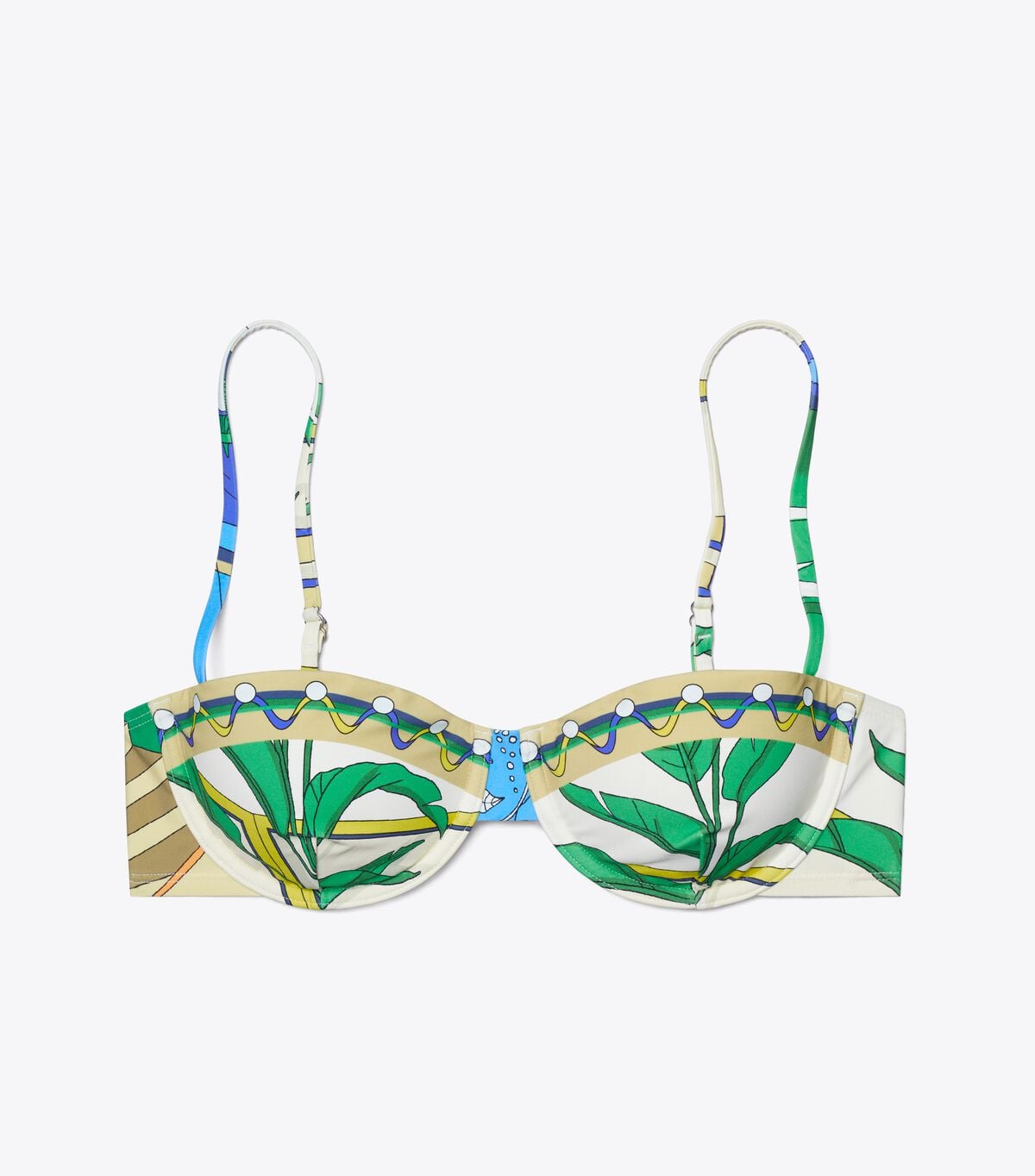 Printed Bikini Top tory burch printed bikini top