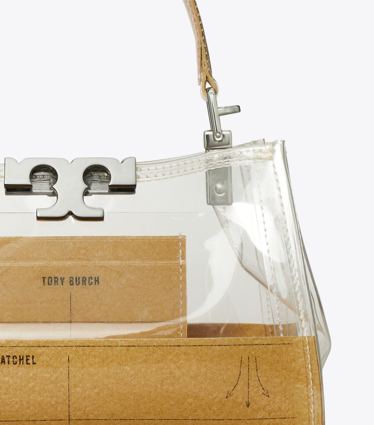 tory burch mini eleanor clear satchel