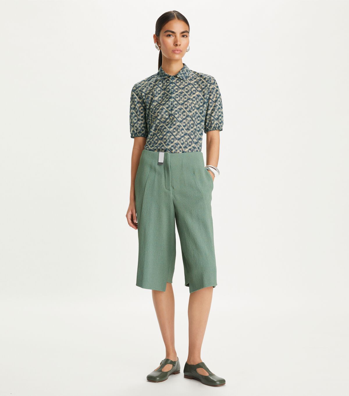 tory burch stretch crepe pant