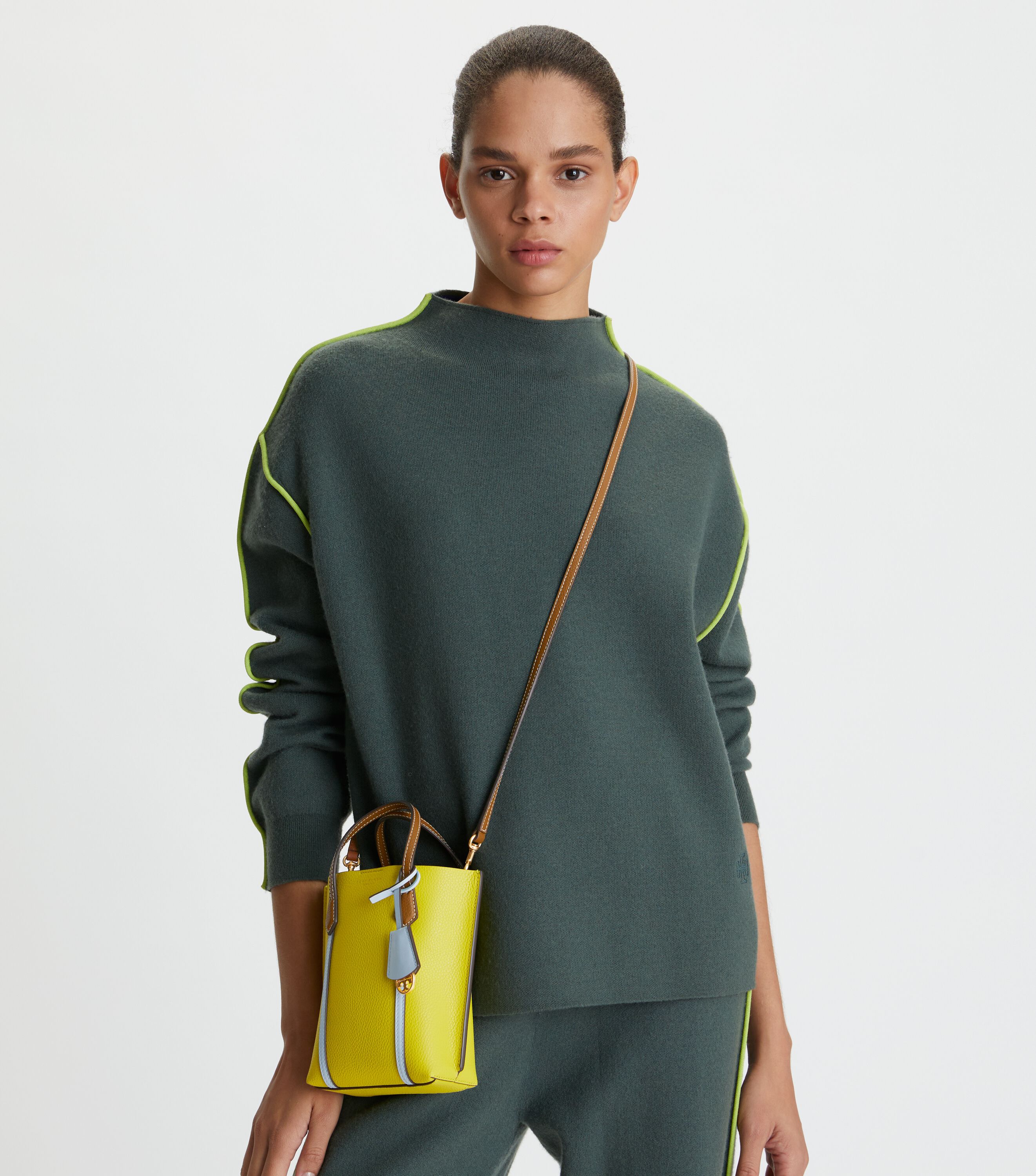 Tory burch colorblock tote online