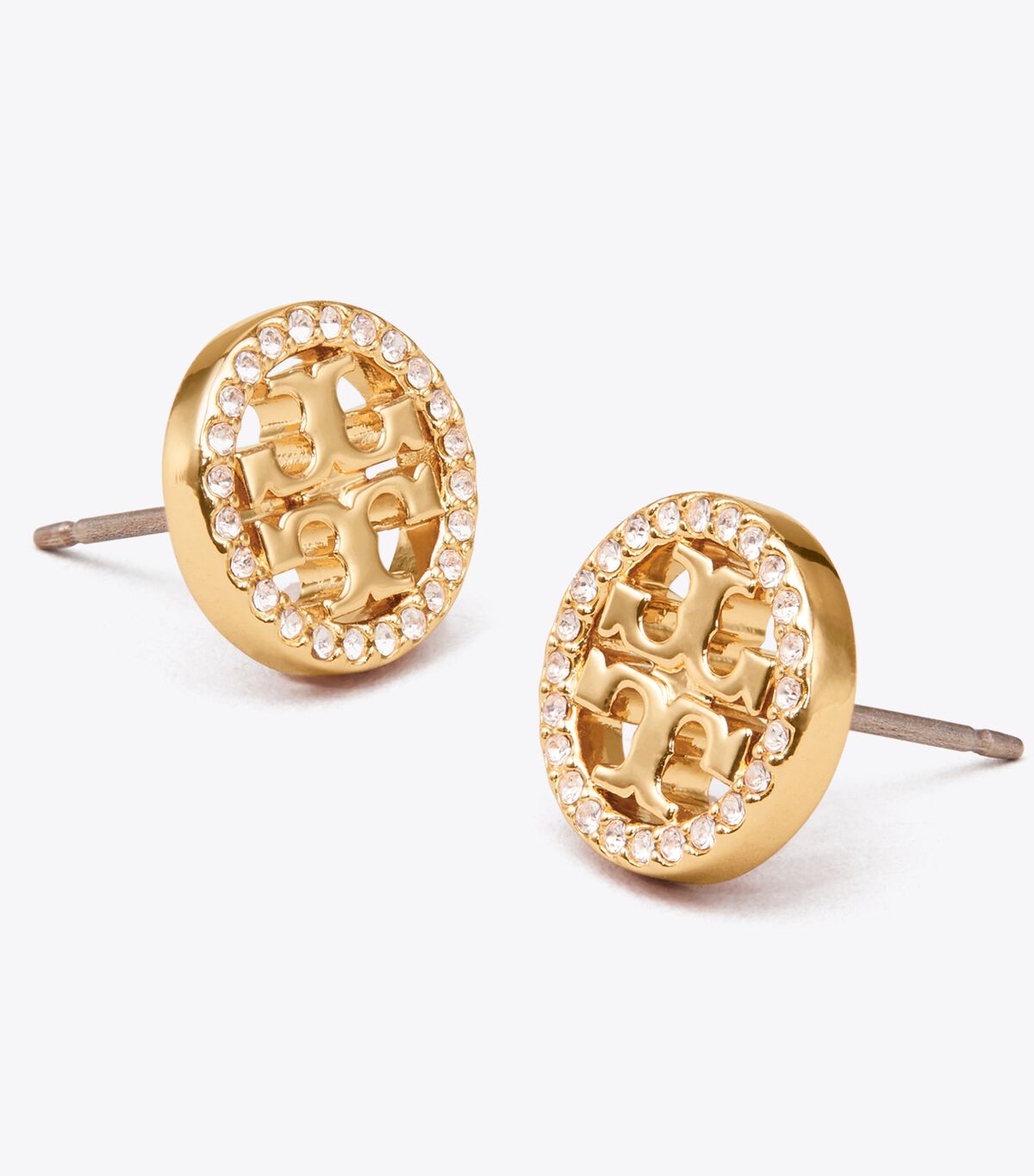 tory burch miller pave stud earring