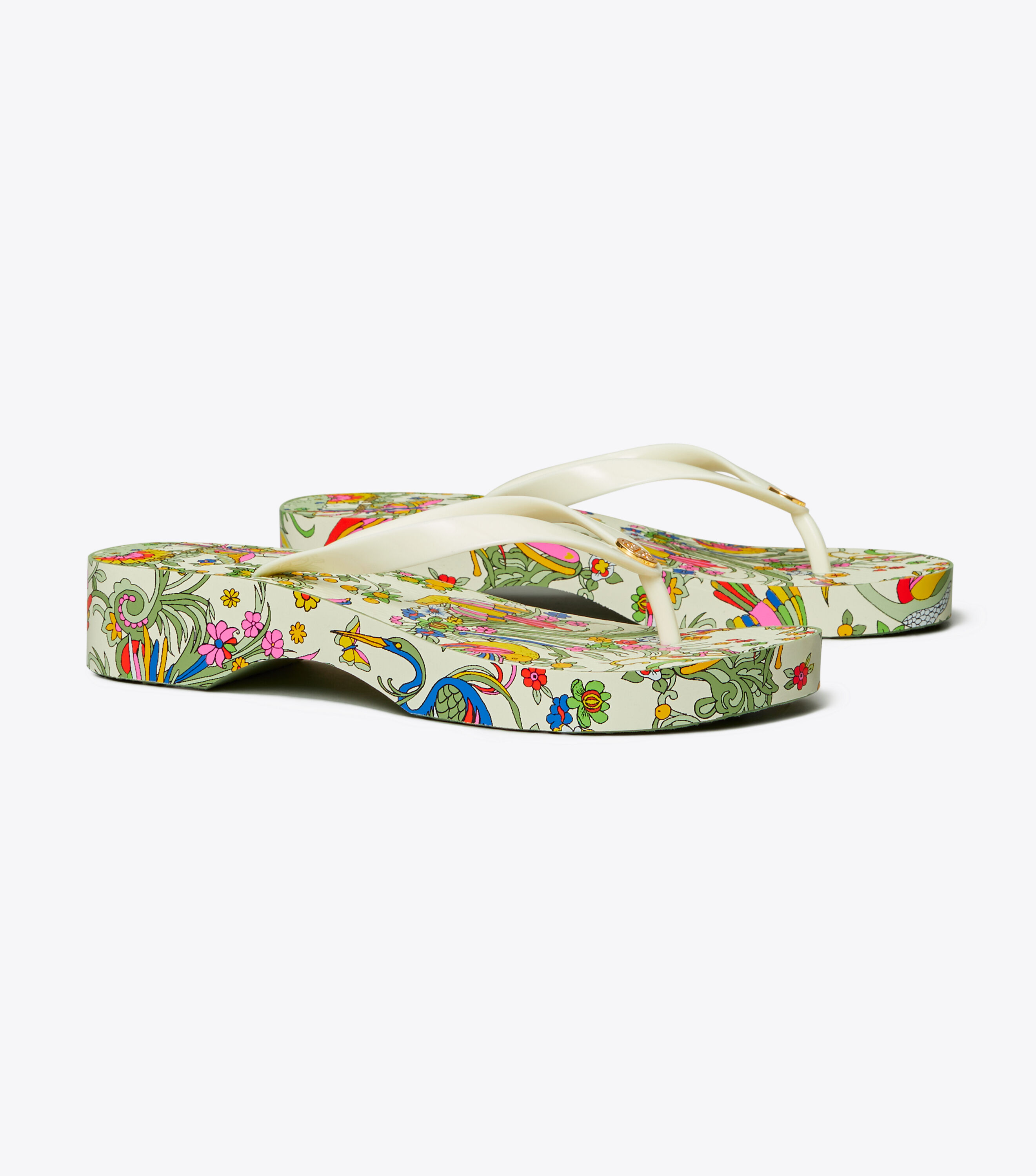 Tory burch discount printed flip flops