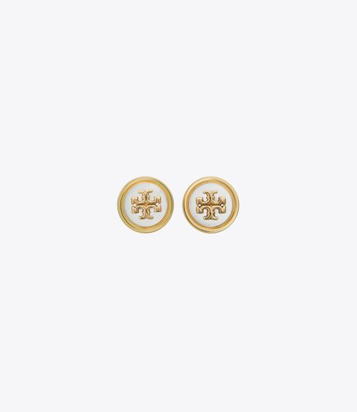 Kira Metal Circle-Stud Earring