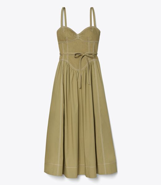 tory burch cotton twill dress