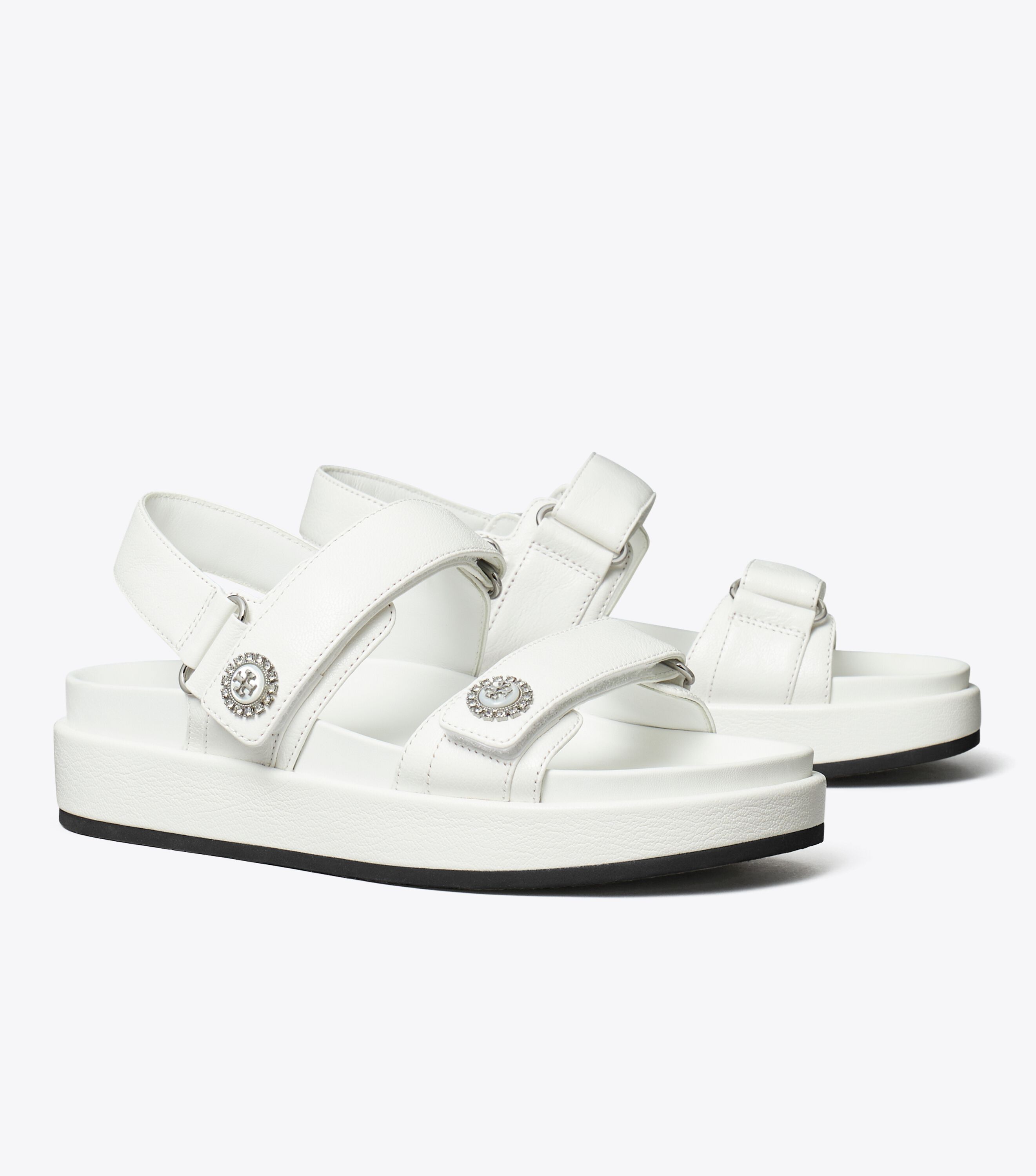 サンダル・ミュール TORY BURCH 'Kira' sandals Silver Kira Sport Sandal, Cloud / Silver | Tory Burch UAE