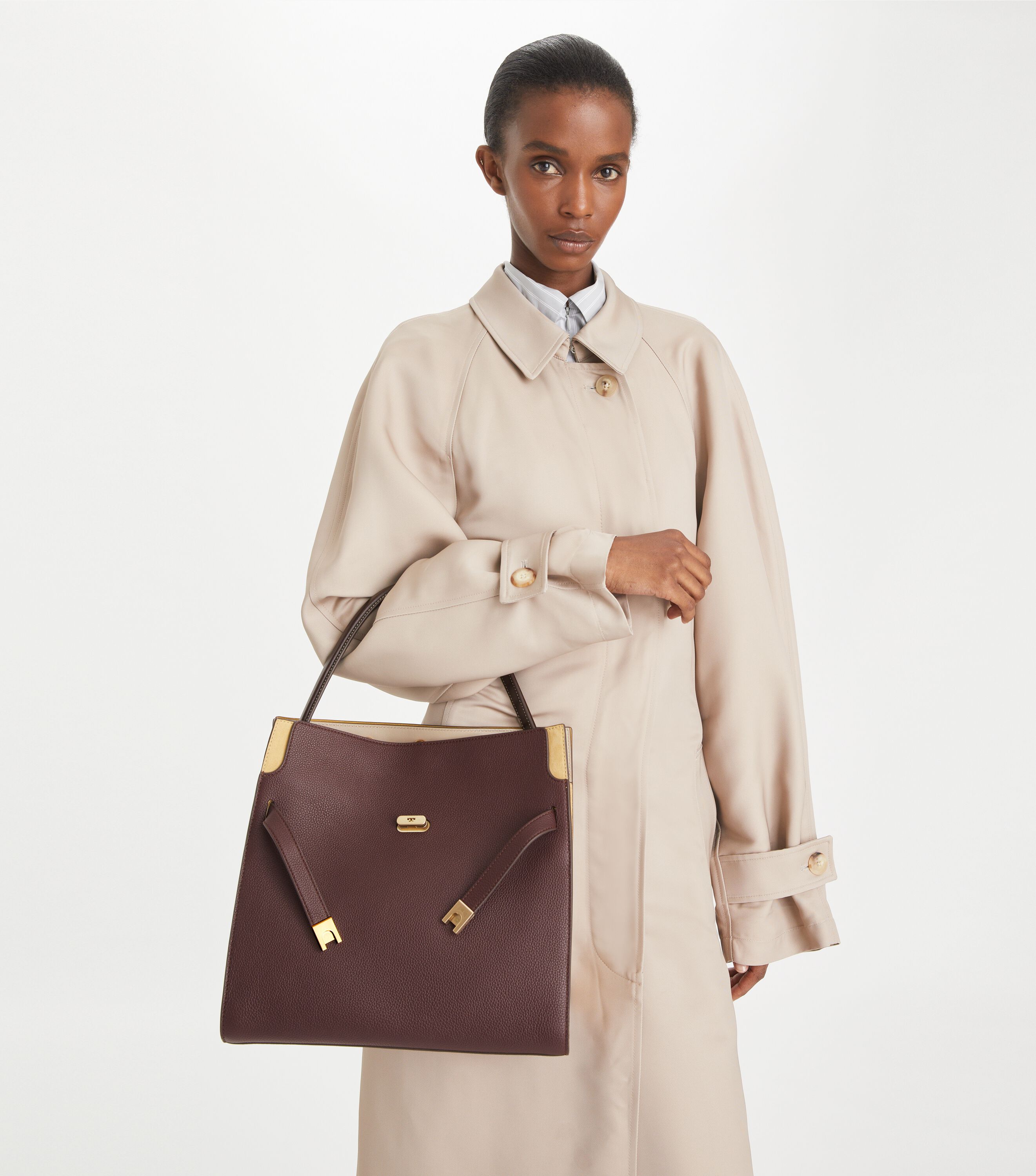 Tory burch lee radziwill large satchel store