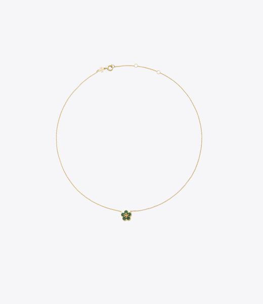 tory burch forget me not pendant necklace