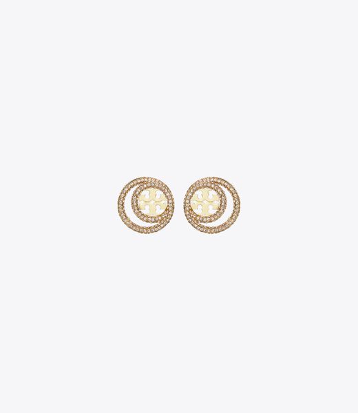 tory burch miller pav   double ring stud