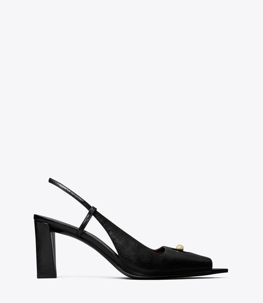 tory burch pierced peep toe slingback