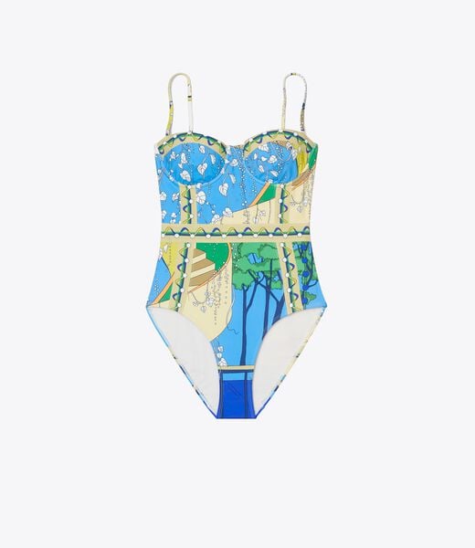 Printed Swimsuit tory burch printed swimsuit