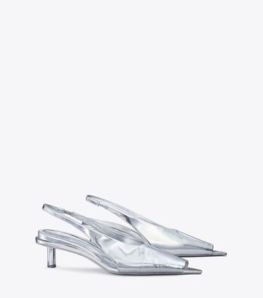 Hidden Peep Toe Slingback