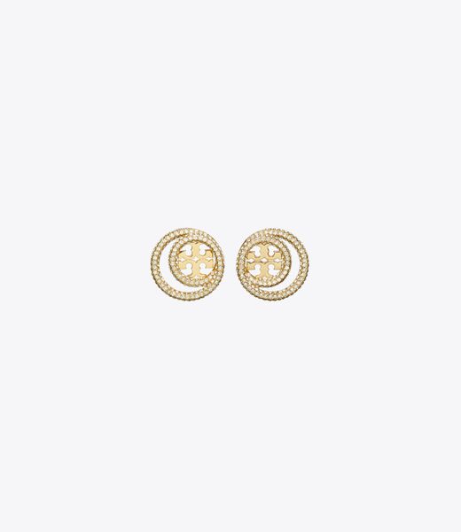 tory burch miller pav   double ring stud