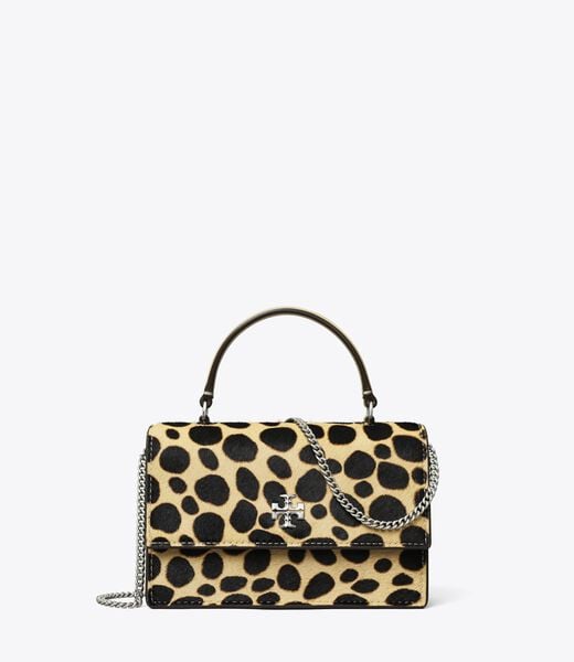 tory burch mini kira calf hair top handle crossbody