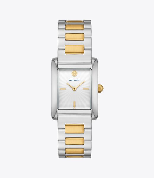 Eleanor Watch, Two-Tone Gold/Stainless Steel, 25 x 36 MM