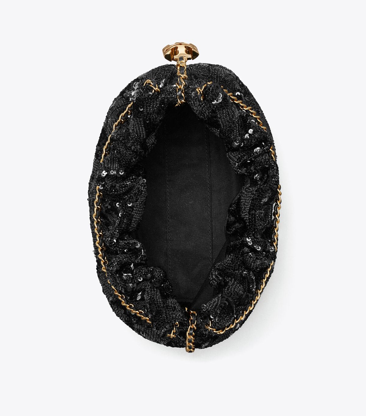 حقيبة كتف صغيرة مزينة بالترتر من ميني فليمنغ tory burch حقيبة كتف صغيرة مزينة بالترتر من ميني فليمنغ