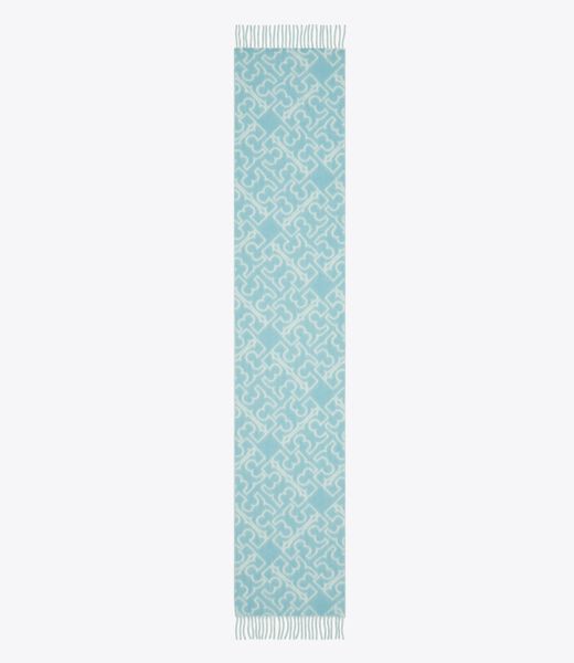 tory burch puzzle logo scarf