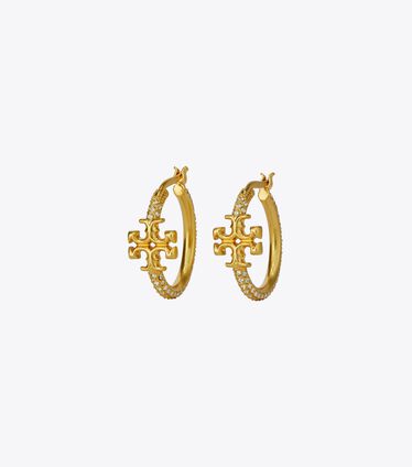 Small Eleanor Pavé Hoop Earring