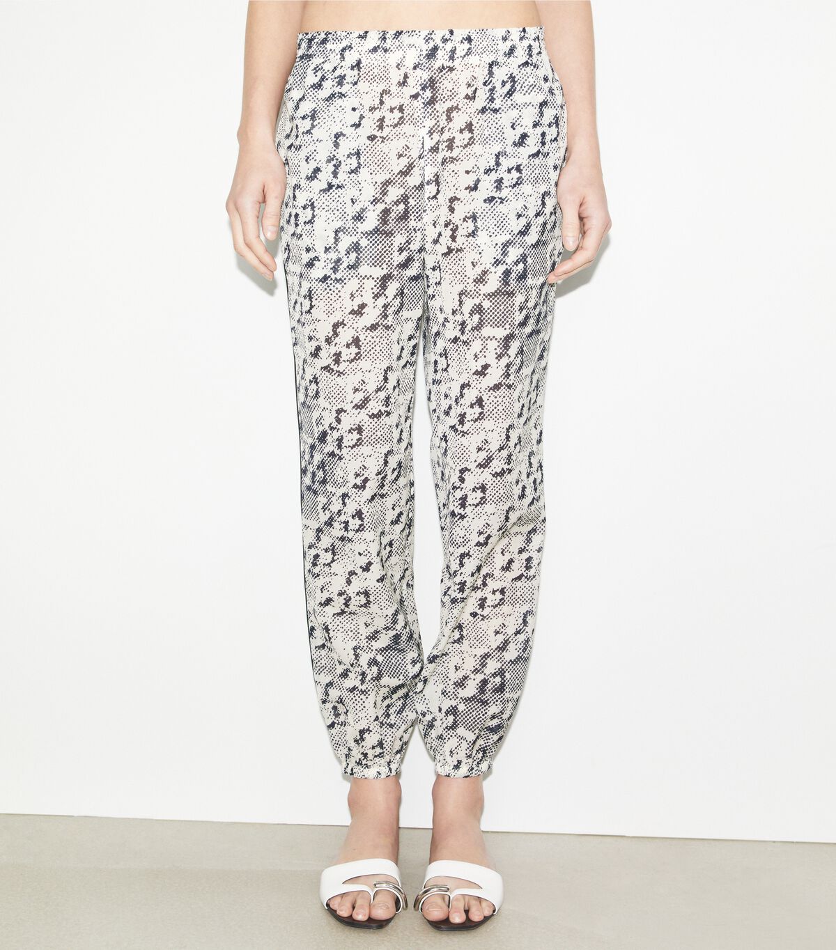 tory burch silk beach pant