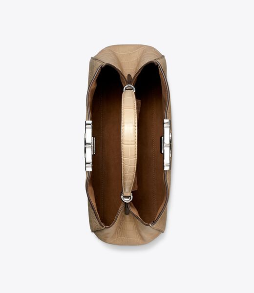 tory burch eleanor soft croc embossed satchel