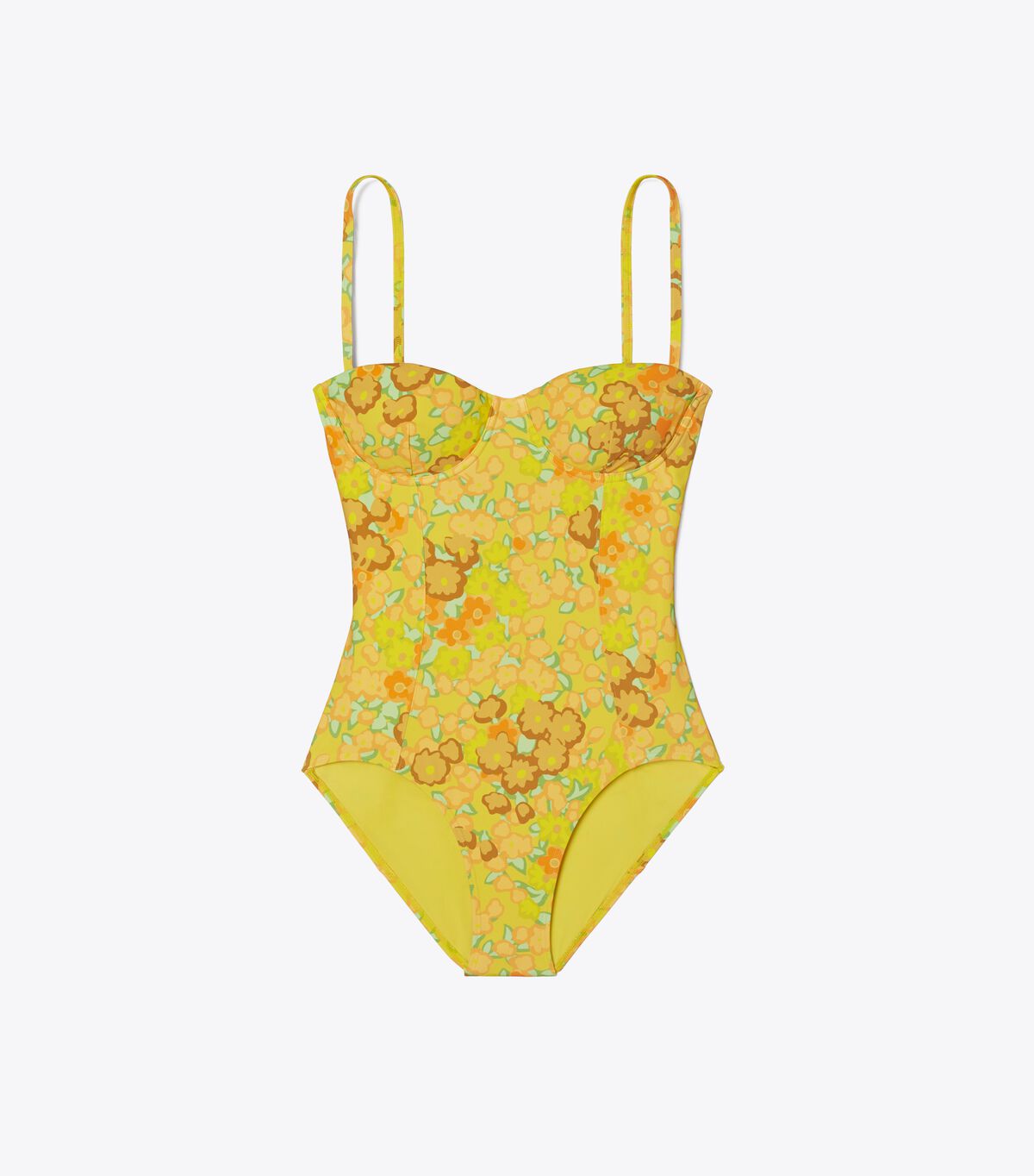Printed Underwire One-Piece Swimsuit