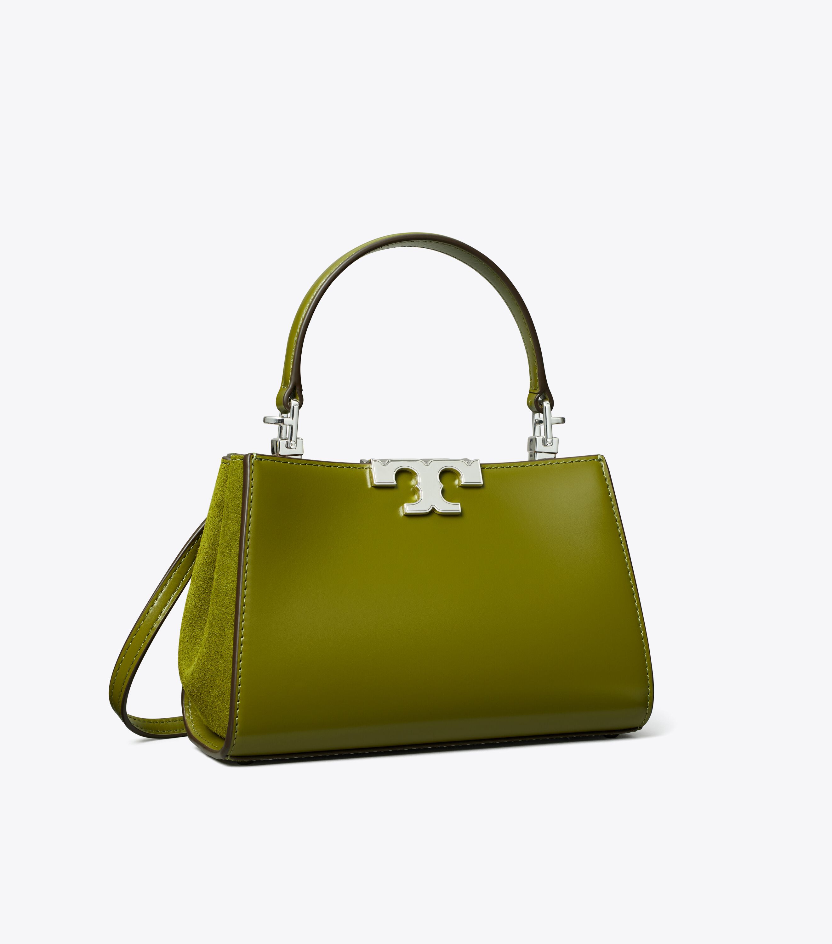 Mini Eleanor Satchel, Dark Matcha | Tory Burch UAE