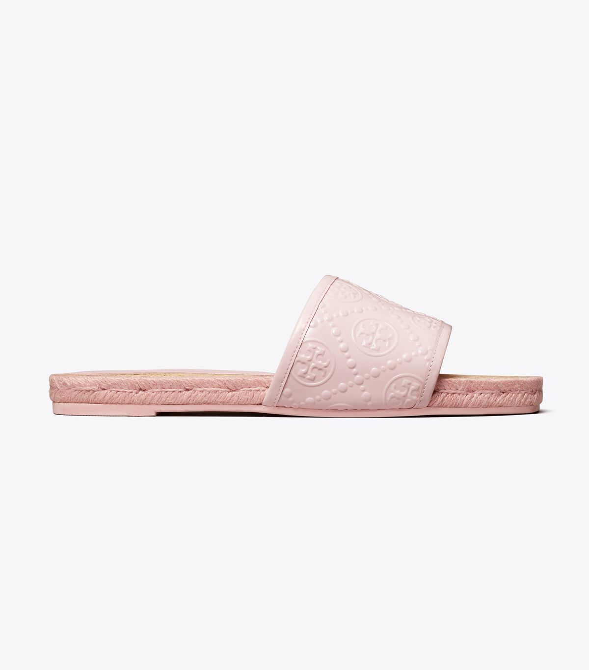tory burch t monogram espadrille slide