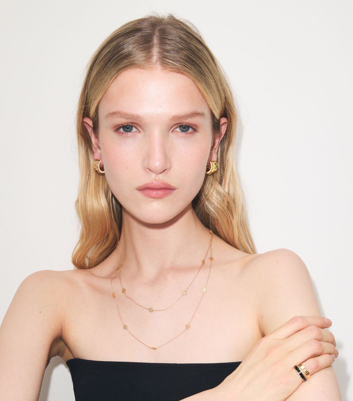 Icon Long Necklace tory burch icon long necklace