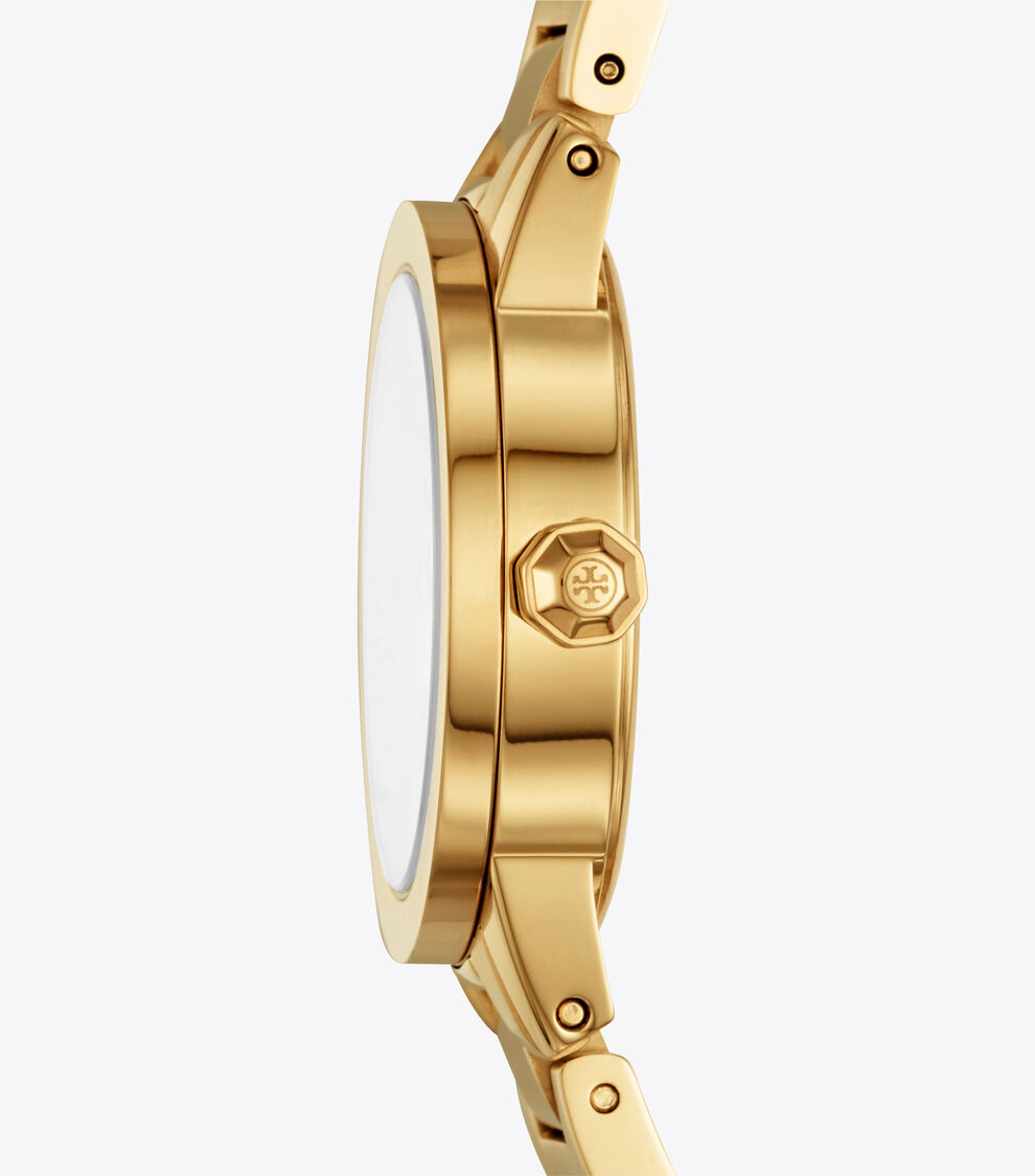 Gigi Watch, Gold-Tone/Ivory, 28 MM, Gold/Ivory | Tory Burch UAE display picture 2