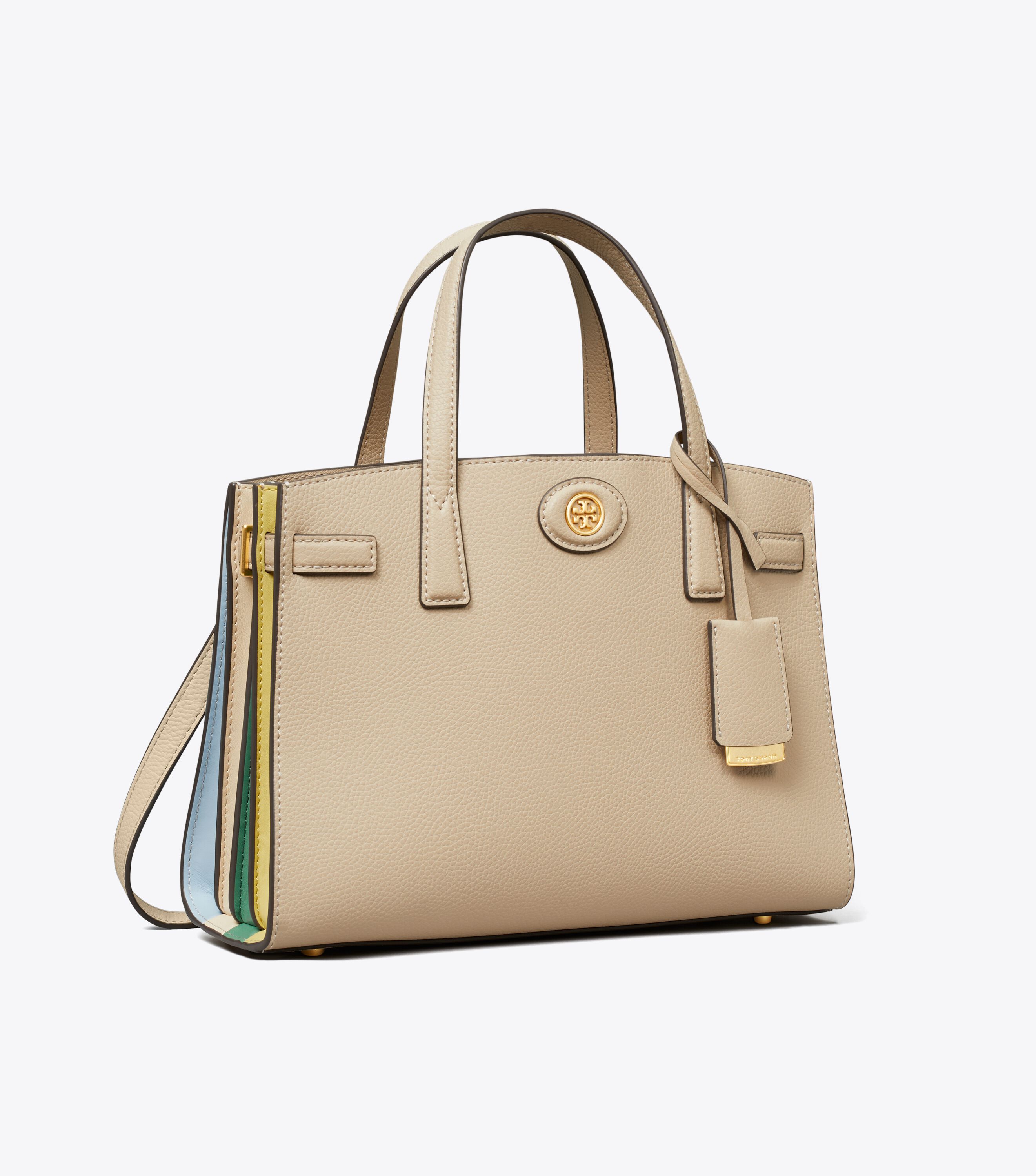 Robinson Color Block Small Satchel Handbags Tory Burch