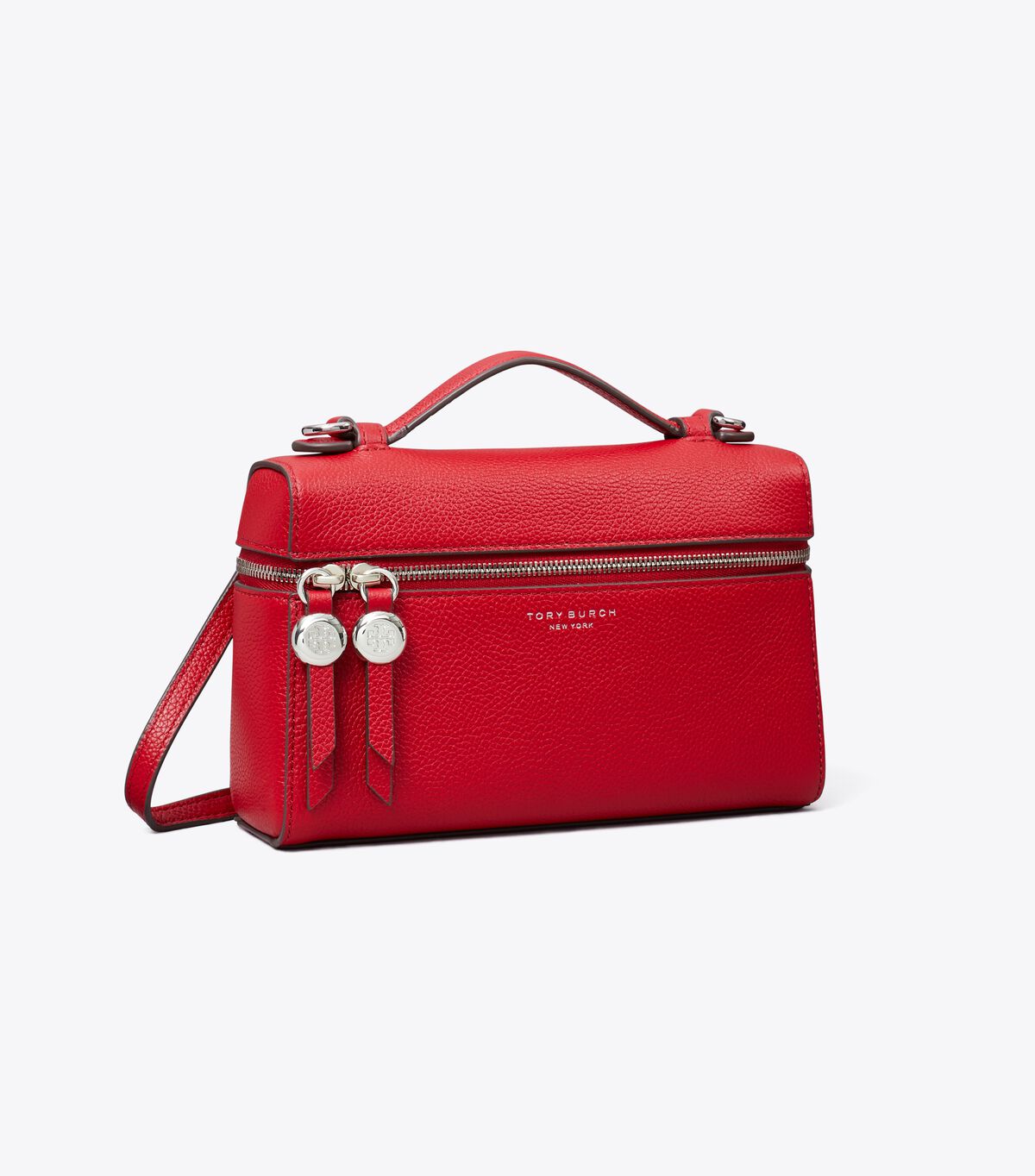 tory burch حقيبة سليم رومي ذات المقبض العلوي